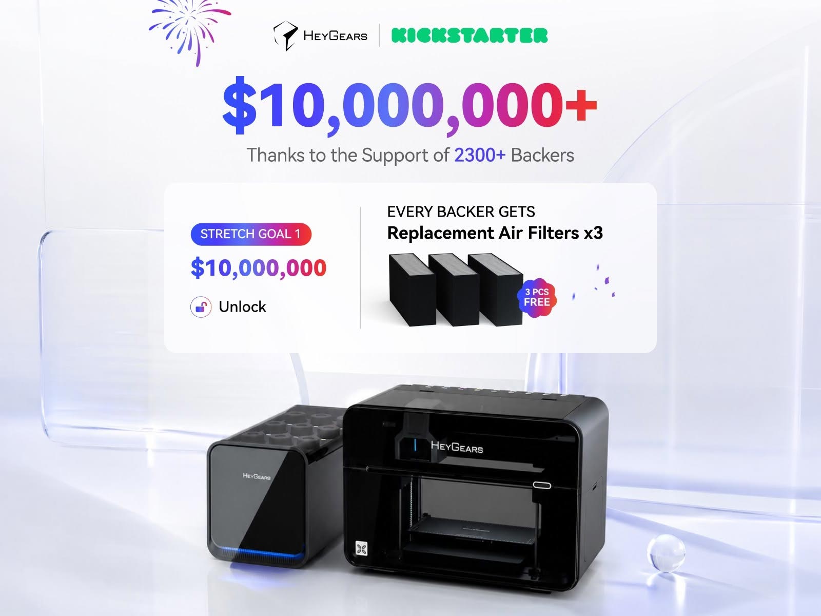 Le Kickstarter de la HeyGears G1X dépasse les 10 millions de dollars